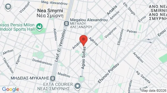 Apartments for rent i Agios Dimitrios - kort over placeringen