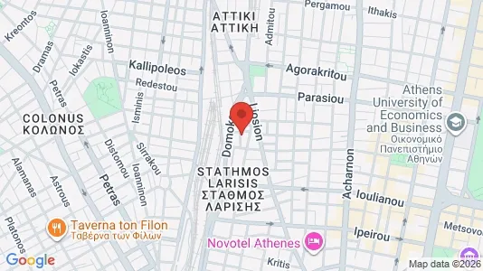 Apartments for rent i Athens Agios Nikolaos - kort over placeringen