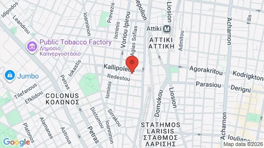Apartments for rent i Athens Akadimia Platonos - kort over placeringen