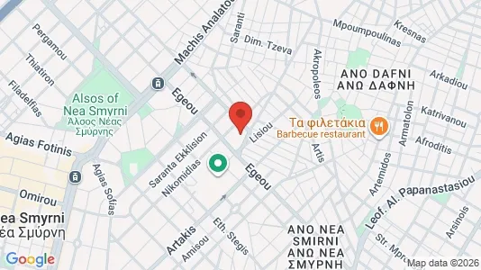 Apartments for rent i Agios Dimitrios - kort over placeringen