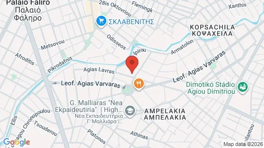Apartments for rent i Agios Dimitrios - kort over placeringen