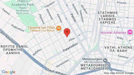 Apartments for rent i Athens Akadimia Platonos - kort over placeringen