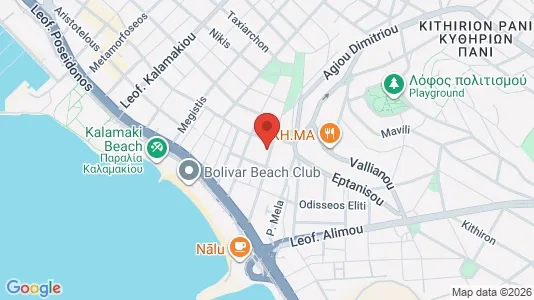Apartments for rent i Alimos - kort over placeringen