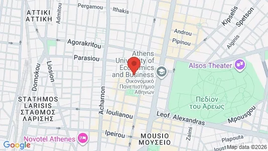Apartments for rent i Athens Agios Nikolaos - kort over placeringen