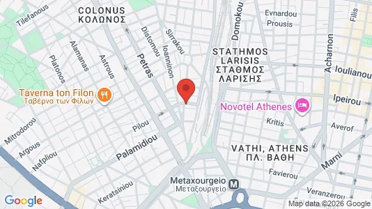 Apartments for rent i Athens Akadimia Platonos - kort over placeringen
