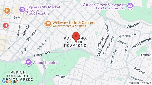 Apartments for rent i Athens Agios Panteleimonas - kort over placeringen