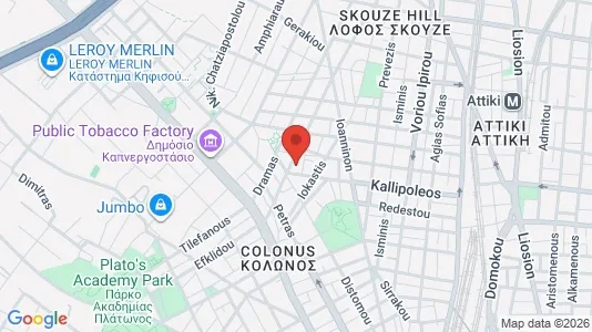 Apartments for rent i Athens Akadimia Platonos - kort over placeringen