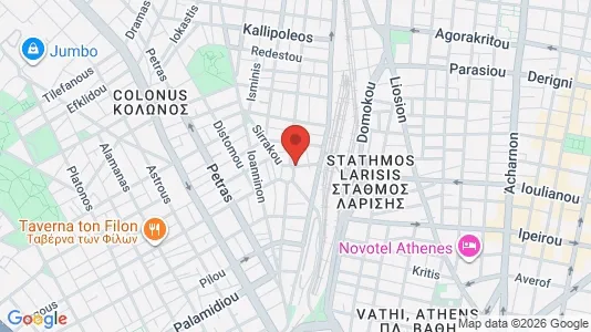 Apartments for rent i Athens Akadimia Platonos - kort over placeringen