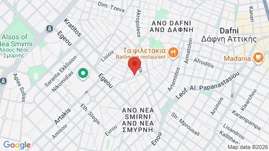 Apartments for rent i Agios Dimitrios - kort over placeringen