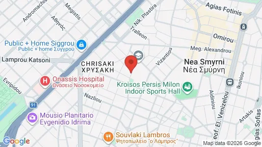 Apartments for rent i Nea Smyrni - kort over placeringen