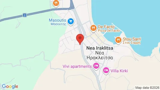 Apartments for rent i Pangaio - kort over placeringen
