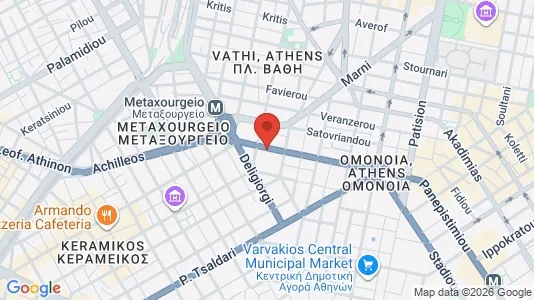 Apartments for rent i Athens Gazi - kort over placeringen