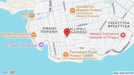Apartments for rent i Nikaia-Agios Ioannis Rentis - kort over placeringen