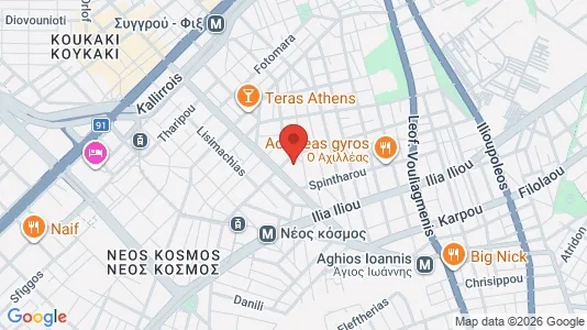 Apartments for rent i Athens Akropoli - kort over placeringen