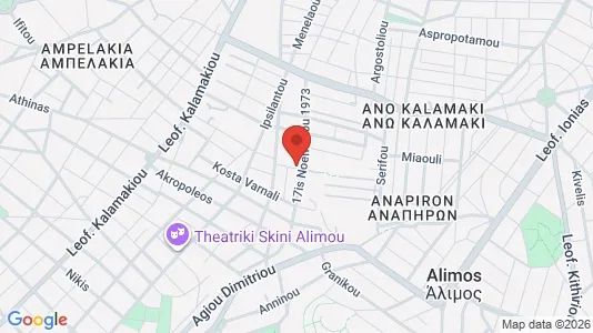 Apartments for rent i Alimos - kort over placeringen