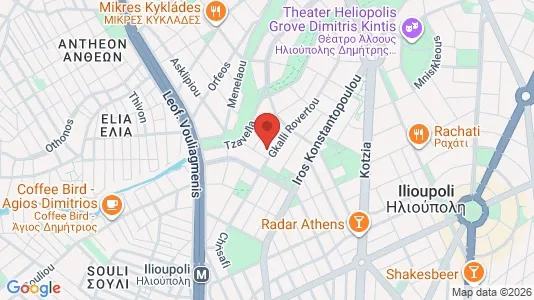Apartments for rent i Agios Dimitrios - kort over placeringen
