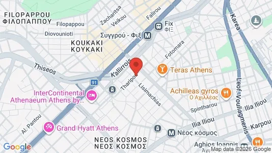 Apartments for rent i Athens Akropoli - kort over placeringen