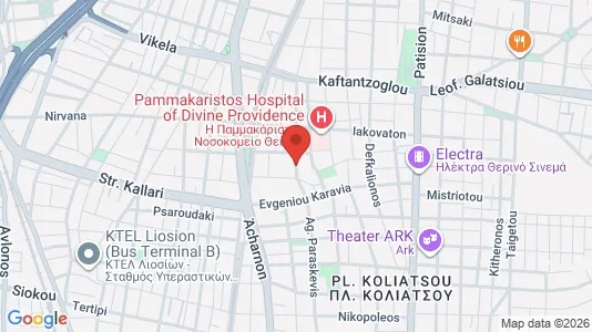 Apartments for rent i Athens Agios Nikolaos - kort over placeringen