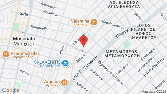 Apartments for rent i Kallithea - kort over placeringen