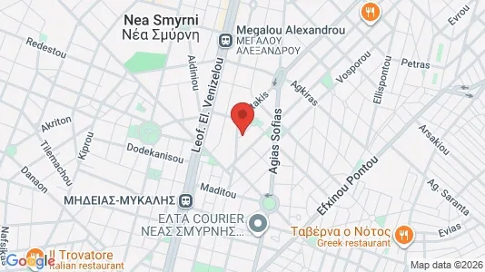 Apartments for rent i Agios Dimitrios - kort over placeringen