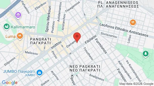 Apartments for rent i Vyronas - kort over placeringen