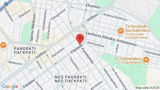 Apartments for rent i Vyronas - kort over placeringen