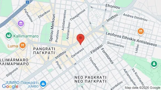 Apartments for rent i Vyronas - kort over placeringen