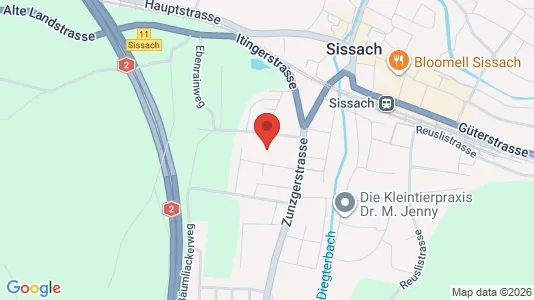 Apartments for rent i Sissach - kort over placeringen