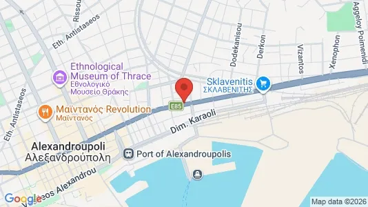 Apartments for rent i Alexandroupoli - kort over placeringen