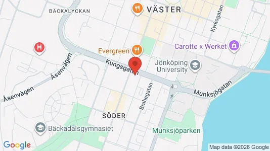 Apartments for rent i Jönköping - kort over placeringen