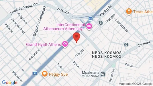 Apartments for rent i Athens Akropoli - kort over placeringen