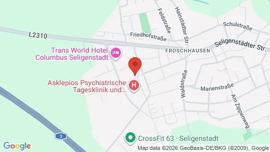 Apartments for rent i Offenbach - kort over placeringen