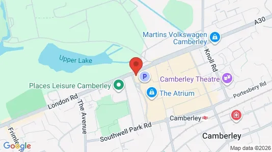 Apartments for rent i Camberley - Surrey - kort over placeringen