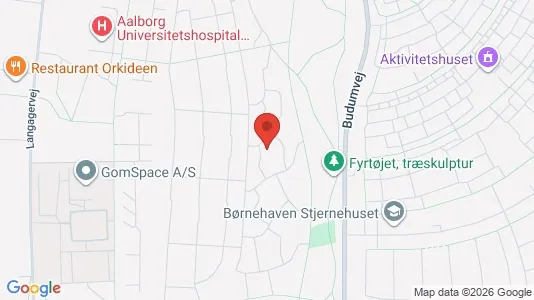 Apartments for rent i Aalborg Øst - kort over placeringen