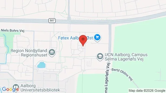 Apartments for rent i Aalborg Øst - kort over placeringen
