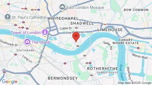 Apartments for rent i London E1W - kort over placeringen