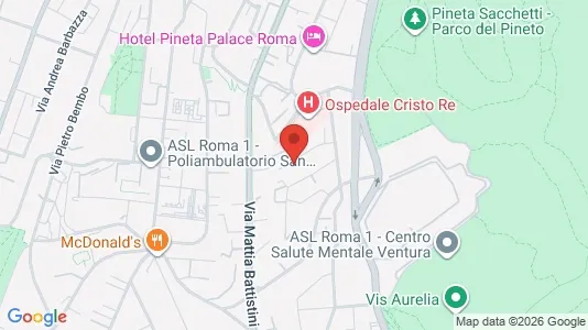 Apartments for rent i Roma Municipio XIV – Monte Mario - kort over placeringen