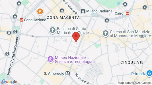 Apartments for rent i Milano Zona 1 - Centro storico - kort over placeringen
