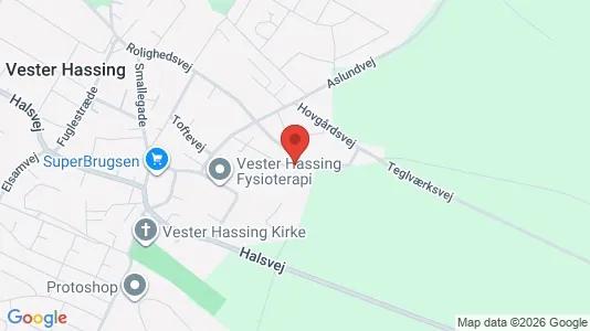 Apartments for rent i Vodskov - kort over placeringen