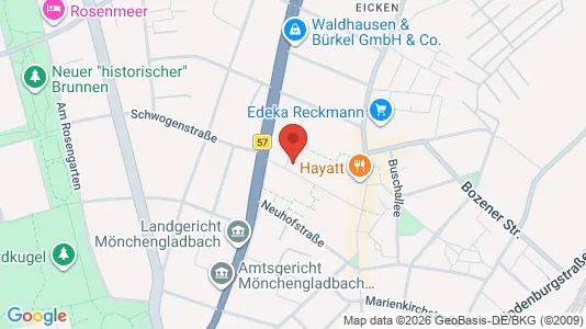 Apartments for rent i Mönchengladbach - kort over placeringen