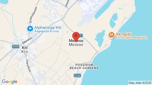 Apartments for rent i Meneou - kort over placeringen