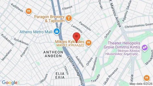 Apartments for rent i Agios Dimitrios - kort over placeringen