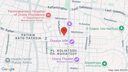 Apartments for rent i Athens Agios Nikolaos - kort over placeringen