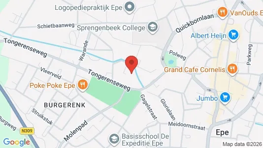 Apartments for rent i Epe - kort over placeringen