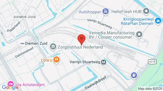 Apartments for rent i Diemen - kort over placeringen