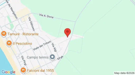 Apartments for rent i Tarquinia - kort over placeringen