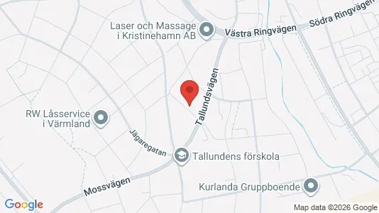 Apartments for rent i Kristinehamn - kort over placeringen