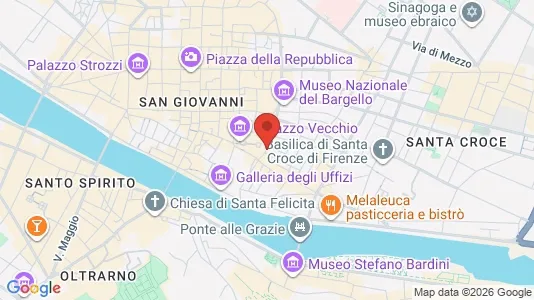 Apartments for rent i Florence - kort over placeringen