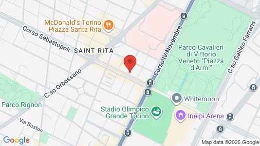 Rooms for rent i Turin - kort over placeringen