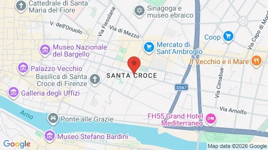 Apartments for rent i Florence - kort over placeringen